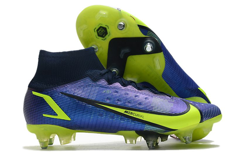 Chuteira Nike Mercurial Superfly 8 Elite SG-Pro AC - Azul