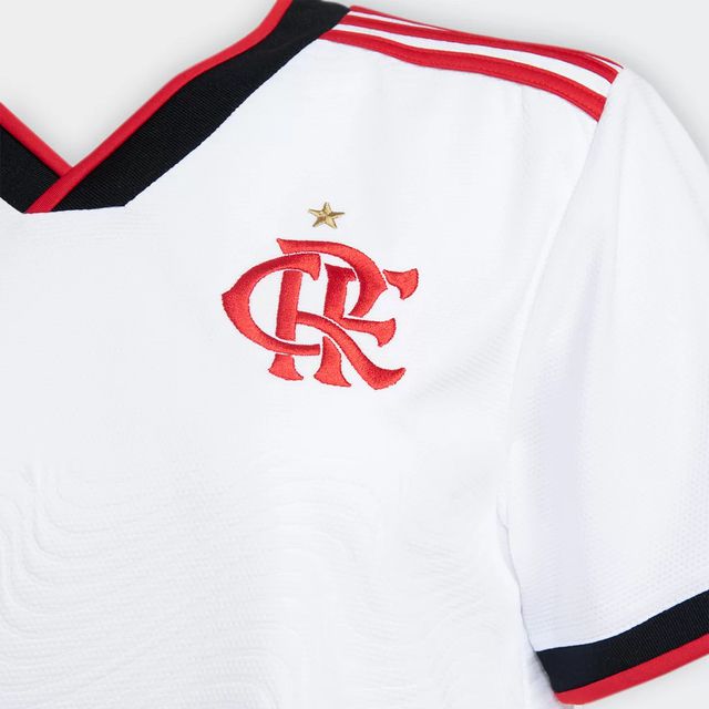 Camisa Flamengo I 2022/23 Branco - Feminina - Adidas