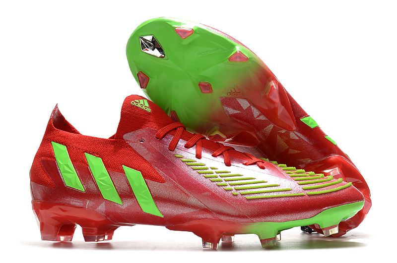 Chuteira Adidas Predator Edge.1 low FG - Vermelho