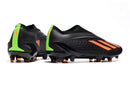 Chuteira Adidas Campo X SpeedPortal+ FG - Preto/Laranja