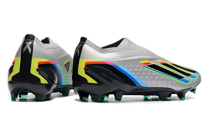 Chuteira Adidas Campo X SpeedPortal+ FG  - Cinza
