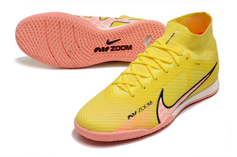 Chuteira Nike Futsal Air Zoom Mercurial Superfly 9 Elite IC - Amarela