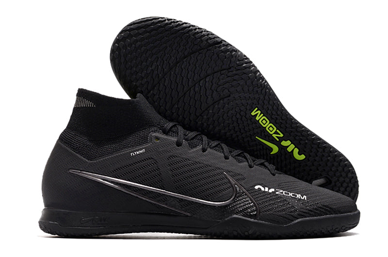 Chuteira Nike Futsal Air Zoom Mercurial Superfly 9 Elite IC - Preto