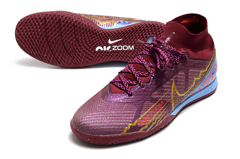 Chuteira Nike Futsal Air Zoom Mercurial Superfly 9 Elite IC - Roxo
