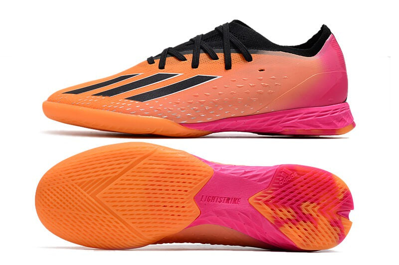 Chuteira Futsal Adidas X SpeedPortal.1 IC - Laranja/Rosa