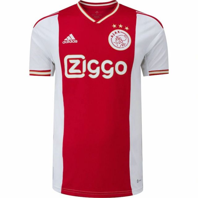 Camisa Ajax I 2022/23 Branca e Vermelha