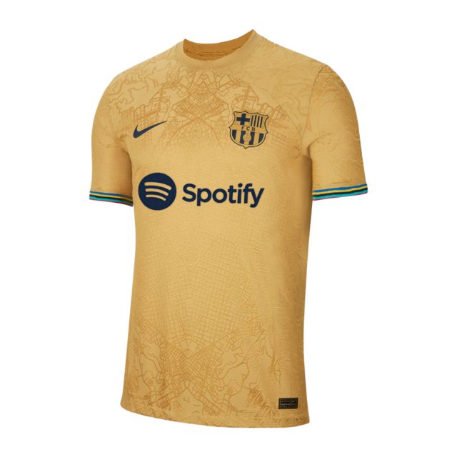 Camisa Barcelona II 2022/23 Dourada - Masculino