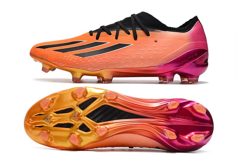 Chuteira Campo Adidas X SpeedPortal.1 FG - Laranja/Rosa