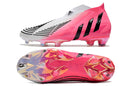 Chuteira Adidas Predator Edge+ FG - Branco e rosa - Imperial Outlet 