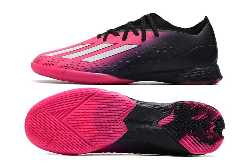 Chuteira Futsal Adidas X SpeedPortal.1 IC - Rosa/Preto