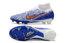 Chuteira Nike Air Zoom Mercurial Superfly 9 Elite FG - Azul/Branco