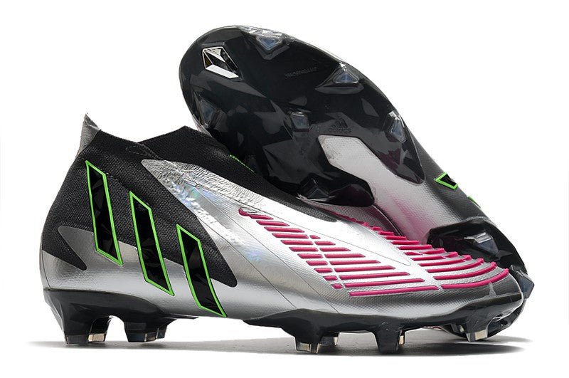 Chuteira Adidas Predator Edge+ FG - Cinza - Imperial Outlet 